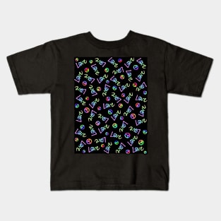 Peace And Love Kids T-Shirt